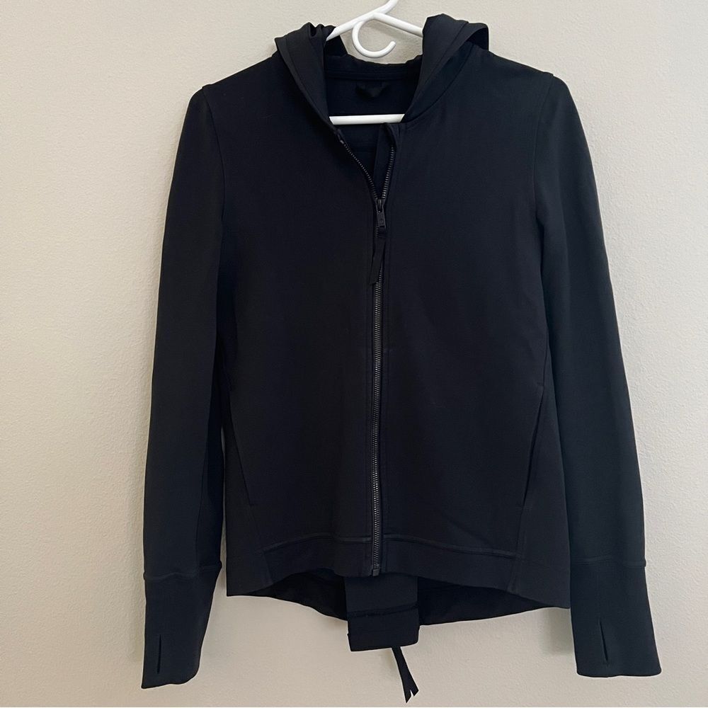 Lululemon City Trek Jacket Womens 4 Black Long Sleeve Full-Zip Stretch Active - Picture 2 of 8